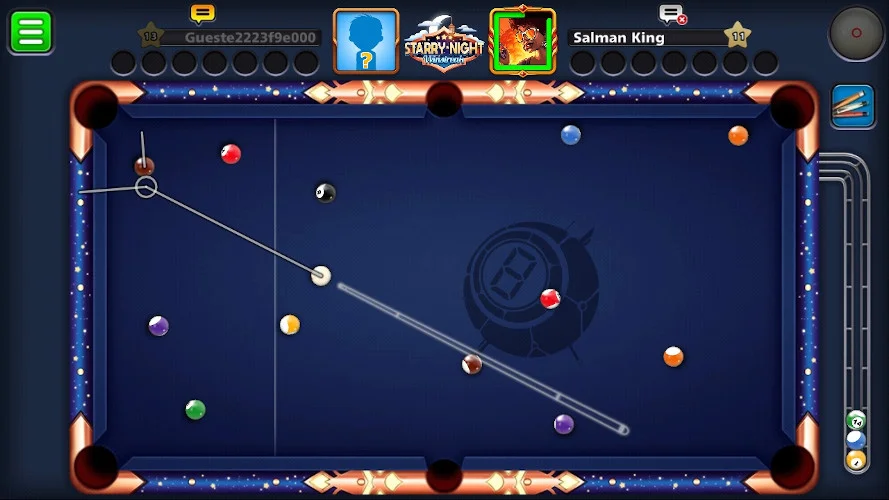 Juego de billar online 8 Ball Pool